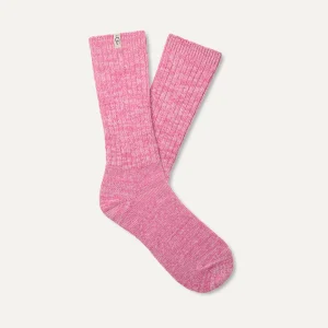 Women's Rib Knit Slouchy Crew Sock