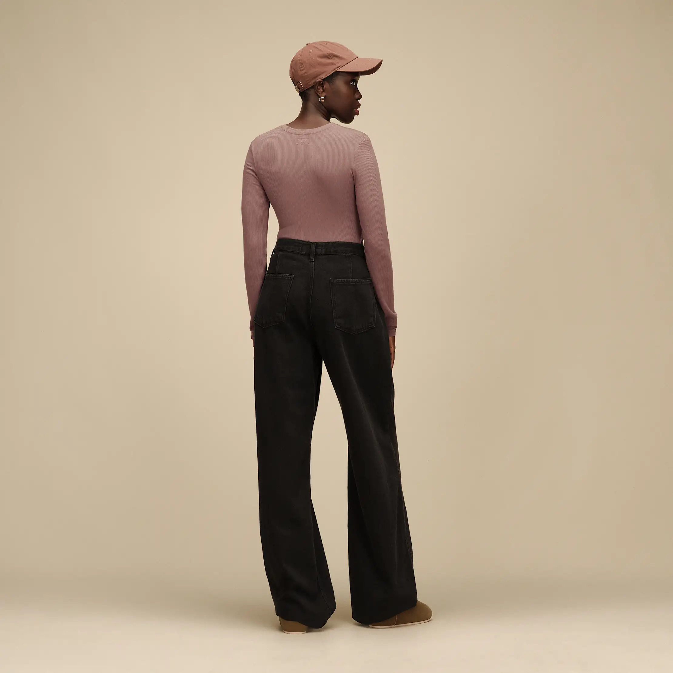 Women's Aidelene Long Sleeve Rib Tee - Image 5