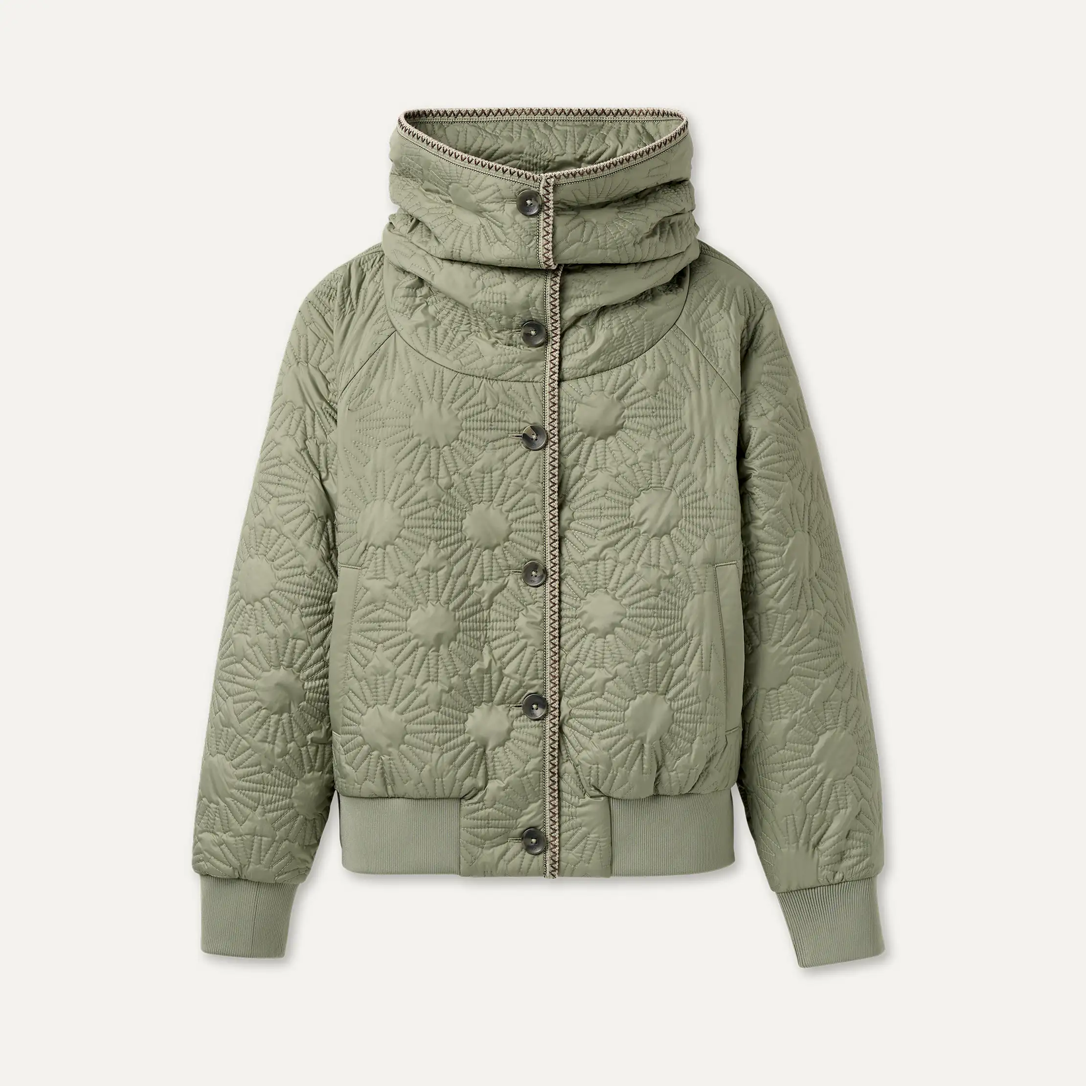 Women's Solein Oversized-Collar Jacket - Image 2