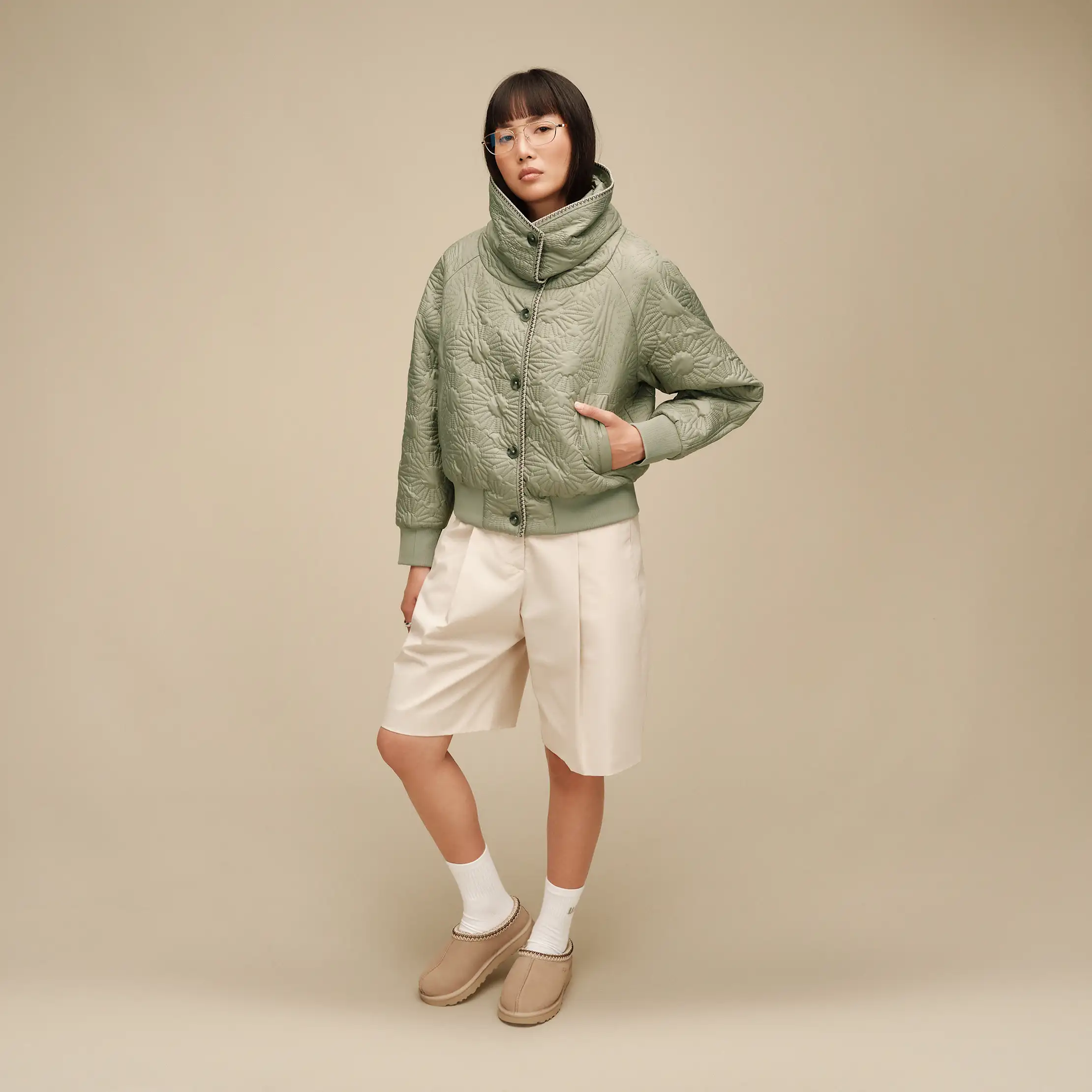 Women's Solein Oversized-Collar Jacket - Image 6